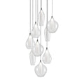 Kuzco Victoria 9 Head Chrome Led Multi Pendant
