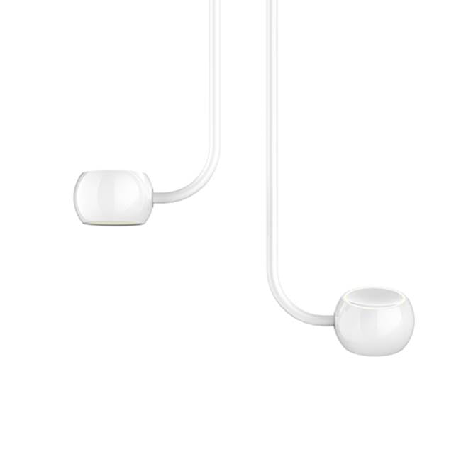 Kuzco Flux Gloss White Led Multi Pendant