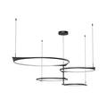 Kuzco Serif 36-in Black Led Multi Pendant