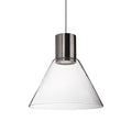 Kuzco Vanier 11-in Brushed Nickel Led Pendant