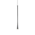 Kuzco Taper 24-in Black Led Pendant
