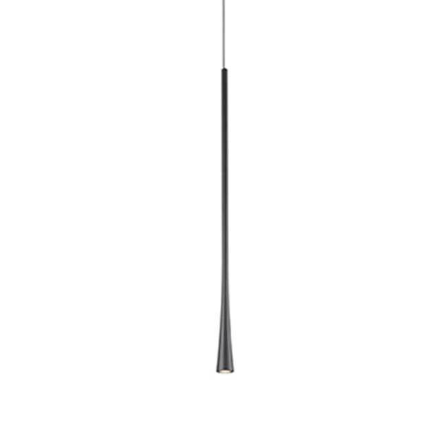 Kuzco Taper 24-in Black Led Pendant