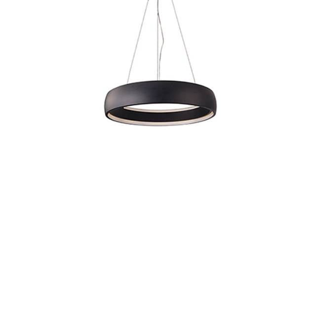 Kuzco Halo 23-in Black Led Pendant