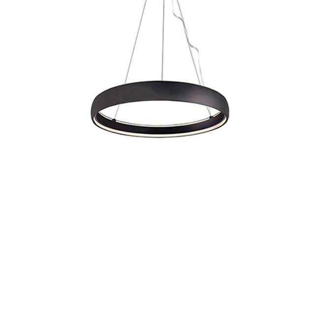 Kuzco Halo 35-in Black Led Pendant