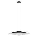 Kuzco Cruz 24-in Metal - Black/white Led Pendant