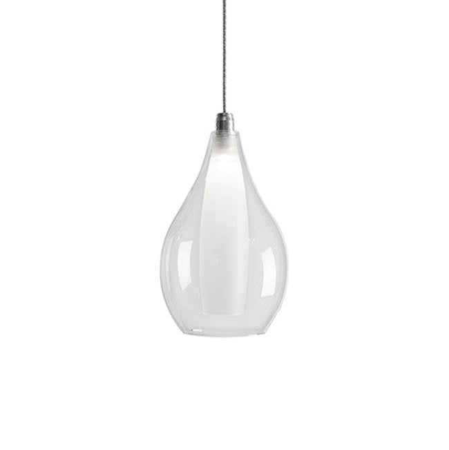 Kuzco Victoria 5-in Chrome Led Pendant