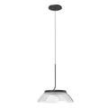 Kuzco Magellan 12-in Black/clear Acrylic Light Guide Led Pendant