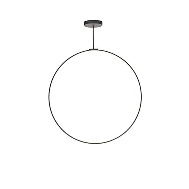 Kuzco Cirque 48-in Black Led Pendant