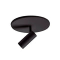 Kuzco Downey 2-in Black Led Semi Flush Mount