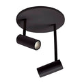 Kuzco Downey 2-in Black Led Semi Flush Mount