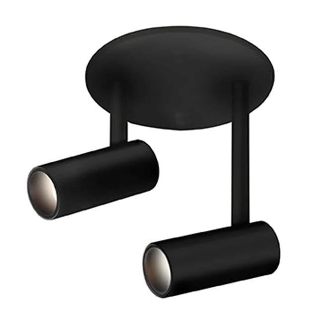 Kuzco Downey 3-in Black Led Semi Flush Mount