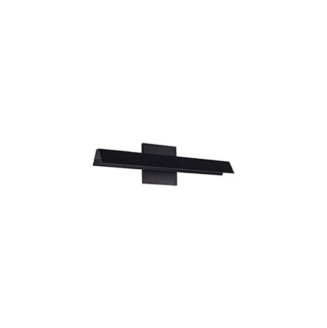 Kuzco Galleria 15-in Black Led Wall Sconce