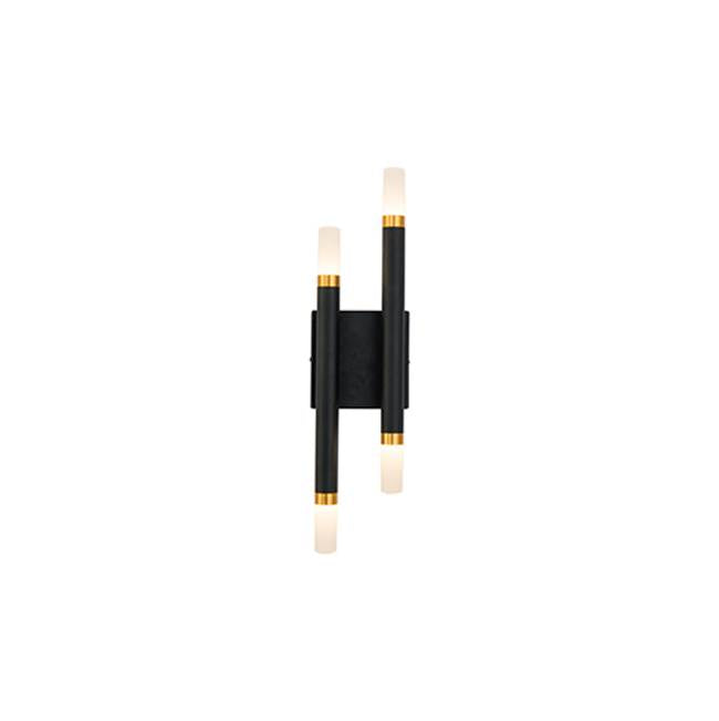 Kuzco Draven 5-in Black Led Wall Sconce