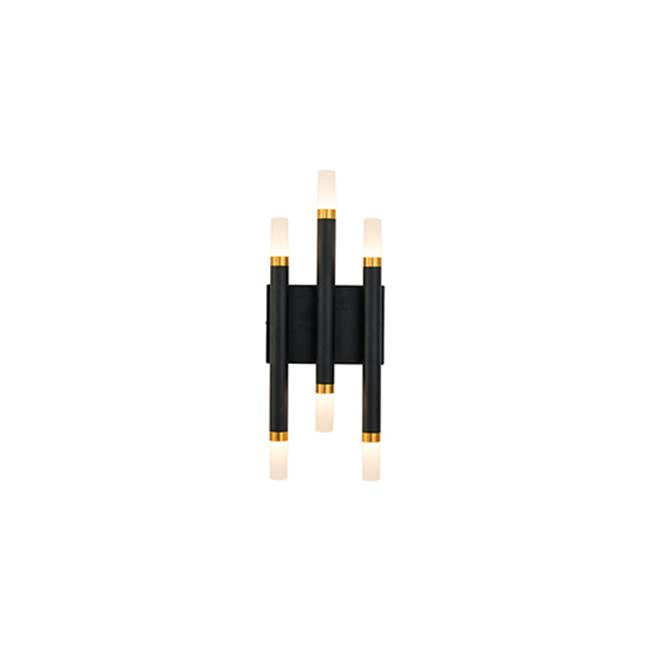 Kuzco Draven 7-in Black Led Wall Sconce