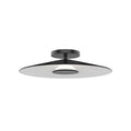 Kuzco Cruz 15-in Metal - Black/white Led Wall Sconce