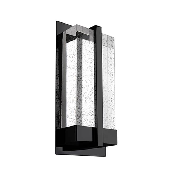 Kuzco Gable 12-in Black Led Wall Sconce