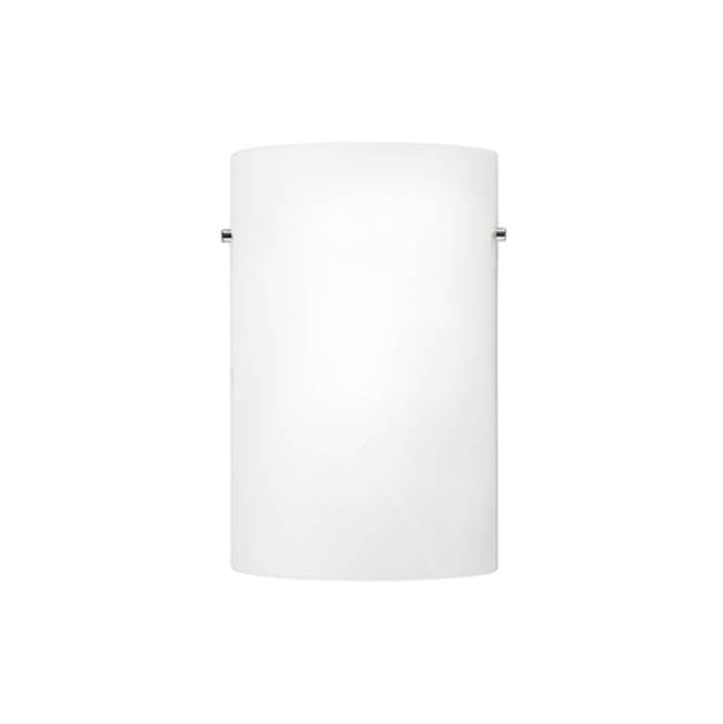 Kuzco Hudson 9-in Brushed Nickel/chrome Led Wall Sconce