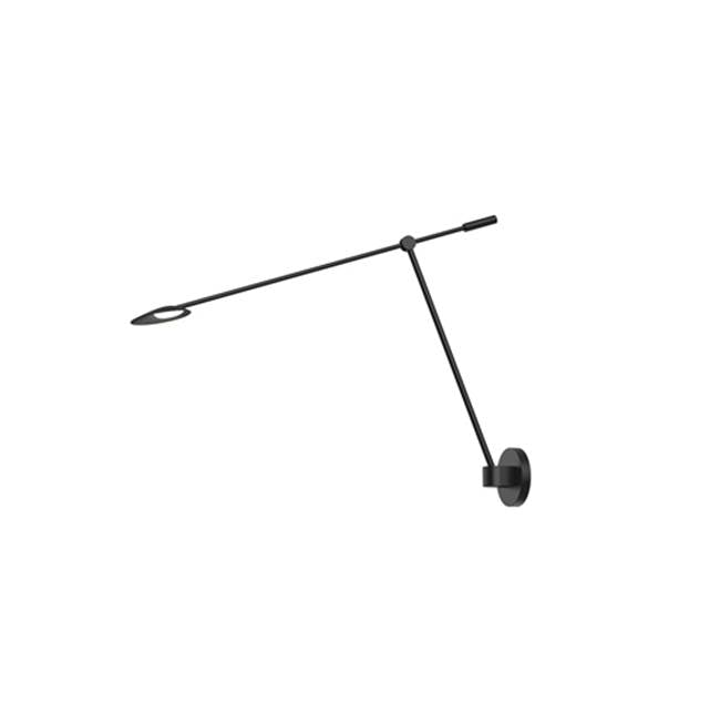 Kuzco Rotaire 38-in Black Led Wall Sconce