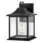 Lark 81590BK Black Small Wall Mount Lantern Image 1