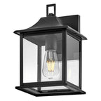 Lark 81590BK Black Small Wall Mount Lantern Image 4