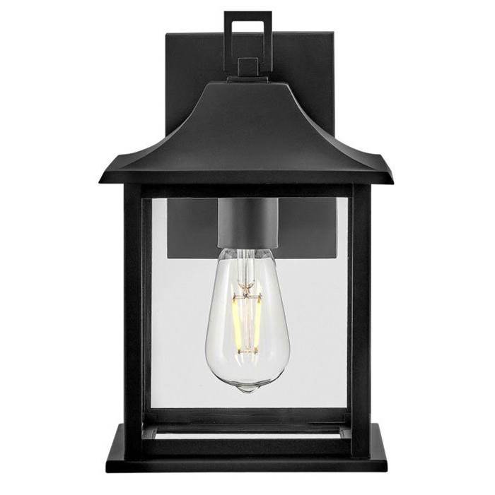 Lark 81590BK Black Small Wall Mount Lantern Image 3
