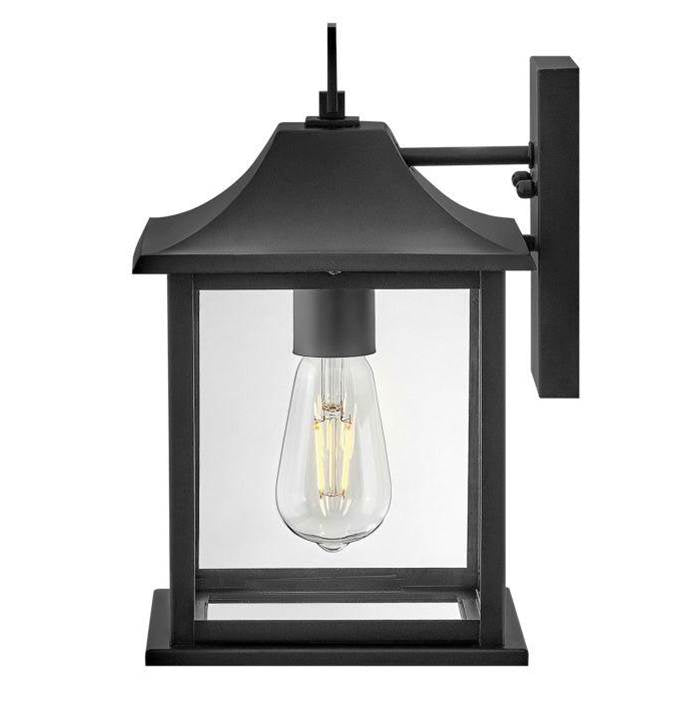 Lark 81590BK Black Small Wall Mount Lantern Image 2