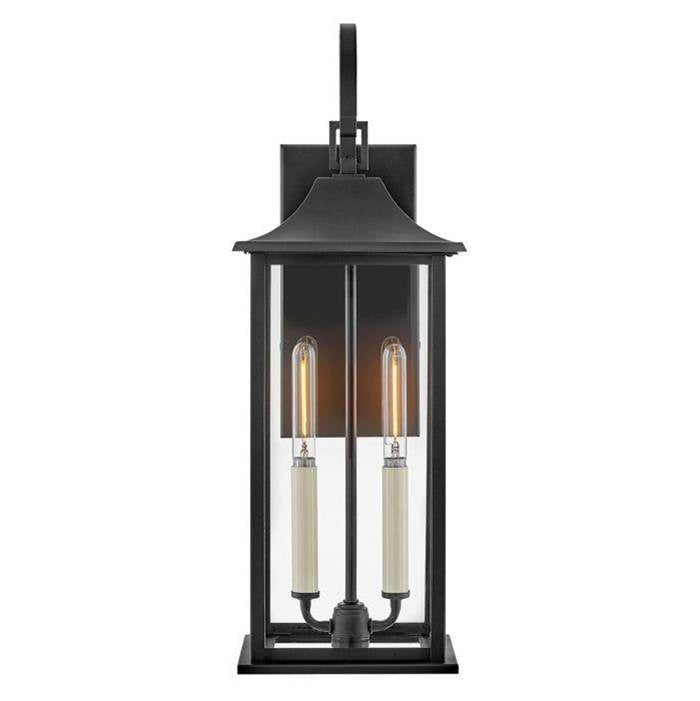 Lark 81594BK Black Medium Wall Mount Lantern Image 3
