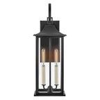Lark 81594BK Black Medium Wall Mount Lantern Image 3