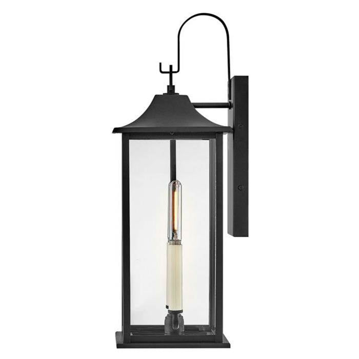 Lark 81594BK Black Medium Wall Mount Lantern Image 2