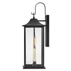 Lark 81594BK Black Medium Wall Mount Lantern Image 2