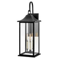 Lark 81595BK Black Large Wall Mount Lantern Image 1