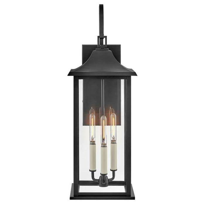 Lark 81595BK Black Large Wall Mount Lantern Image 3
