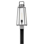 Lark 82001AL Antique Brushed Aluminum Large Post Mount Lantern Image 6