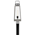 Lark 82001AL Antique Brushed Aluminum Large Post Mount Lantern Image 5