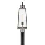 Lark 82001AL Antique Brushed Aluminum Large Post Mount Lantern Image 4