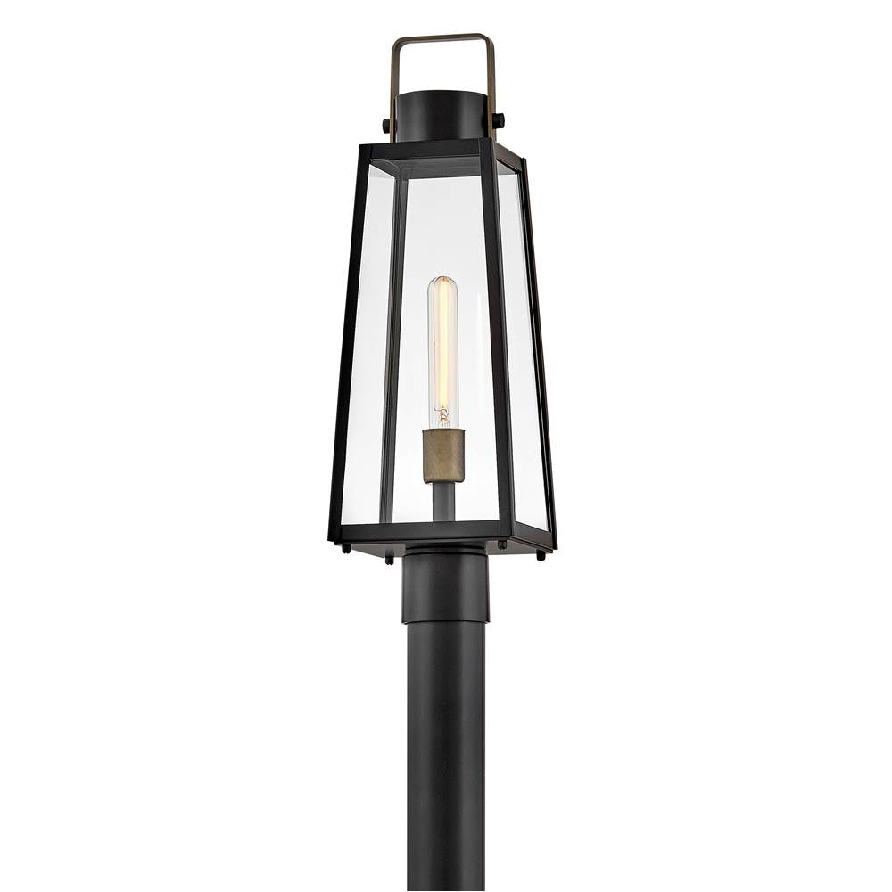 Lark 82001BK Black Large Post Mount Lantern Image 6