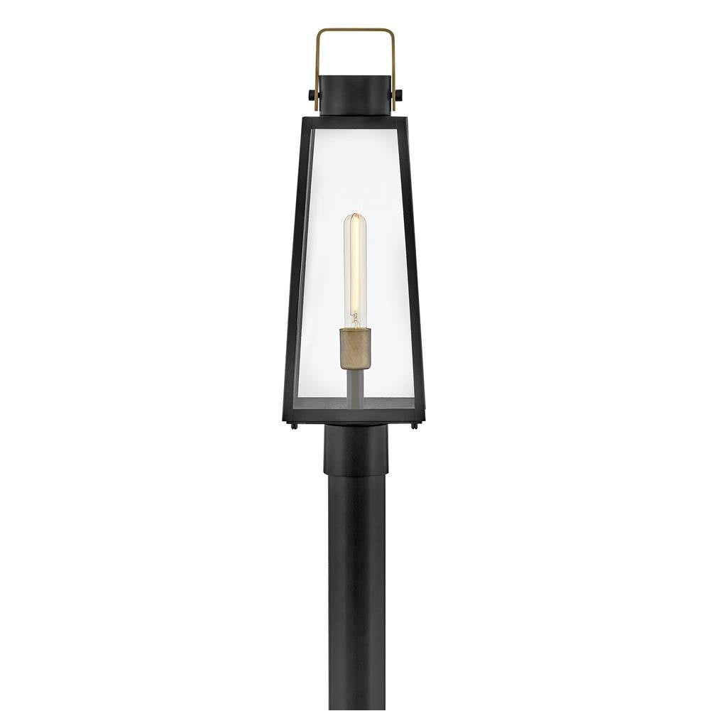 Lark 82001BK Black Large Post Mount Lantern Image 5