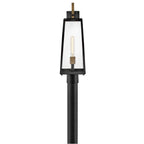 Lark 82001BK Black Large Post Mount Lantern Image 4