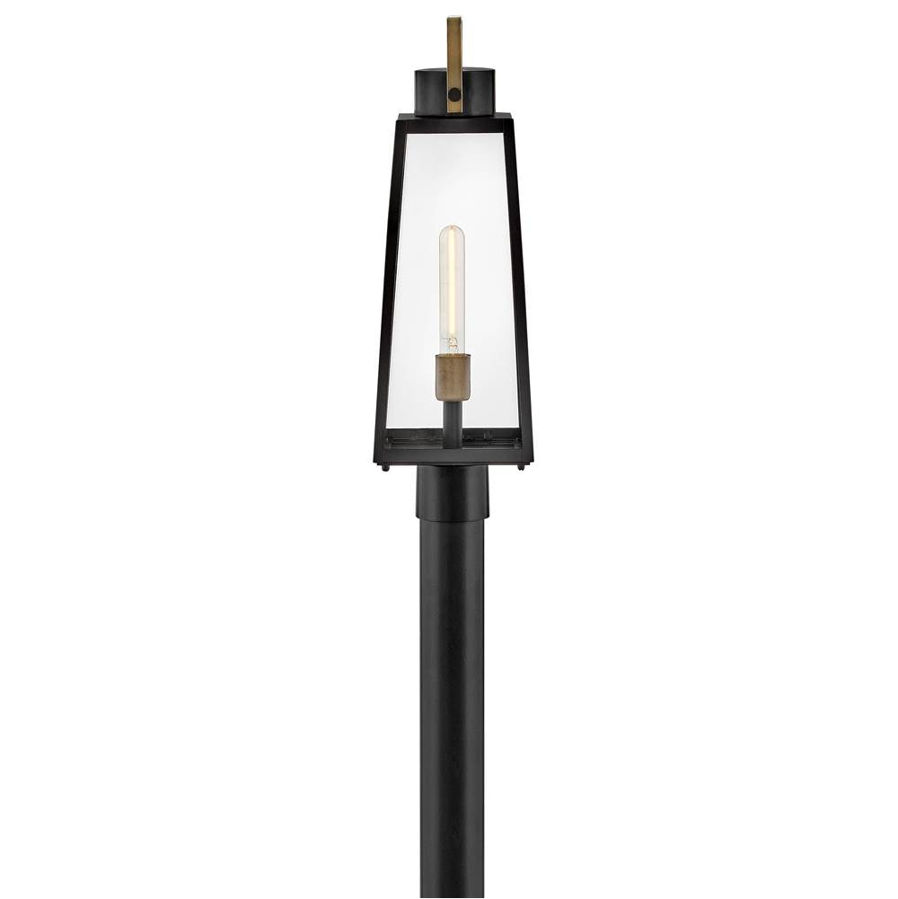 Lark 82001BK Black Large Post Mount Lantern Image 4