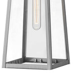 Lark 82004AL Antique Brushed Aluminum Medium Wall Mount Lantern Image 5