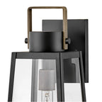 Lark 82004BK Black Medium Wall Mount Lantern Image 6