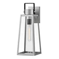 Lark 82004AL Antique Brushed Aluminum Medium Wall Mount Lantern Image 1