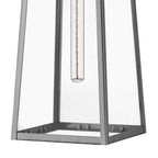 Lark 82005AL Antique Brushed Aluminum Large Wall Mount Lantern Image 6