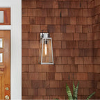 Lark 82005AL Antique Brushed Aluminum Large Wall Mount Lantern Image 4