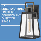 Lark 82005AL Antique Brushed Aluminum Large Wall Mount Lantern Image 3