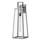 Lark 82005AL Antique Brushed Aluminum Large Wall Mount Lantern Image 1