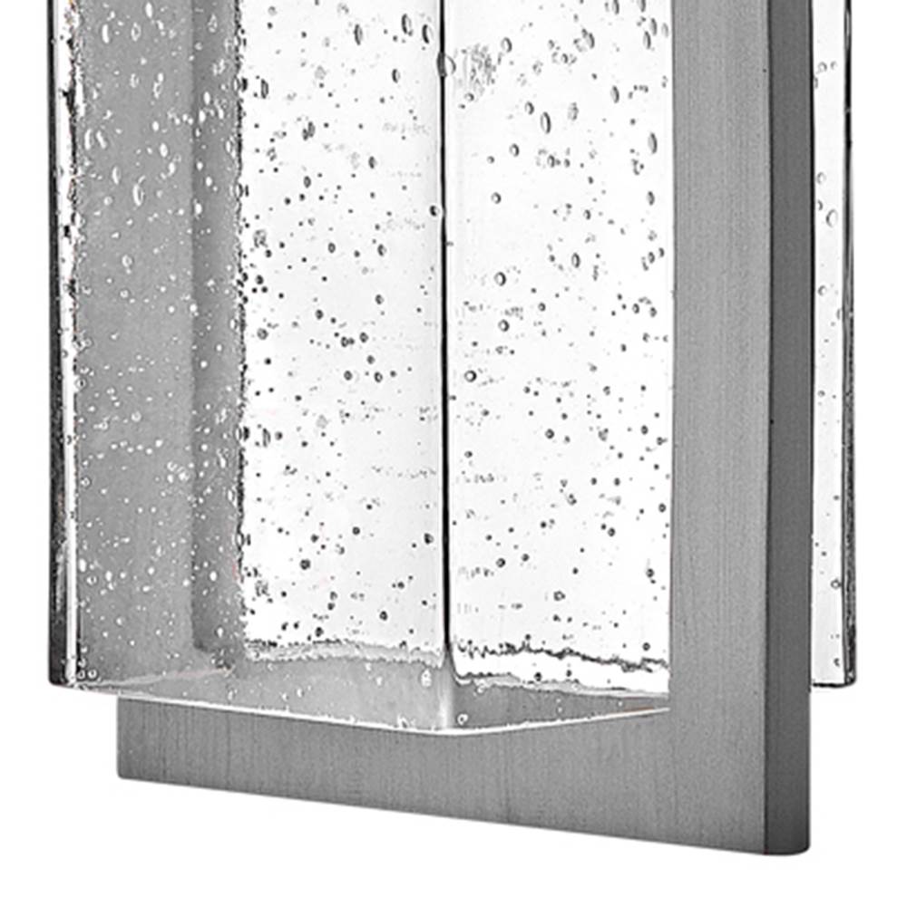 Lark 82010AL-LL Antique Brushed Aluminum Small Wall Mount Lantern Image 5