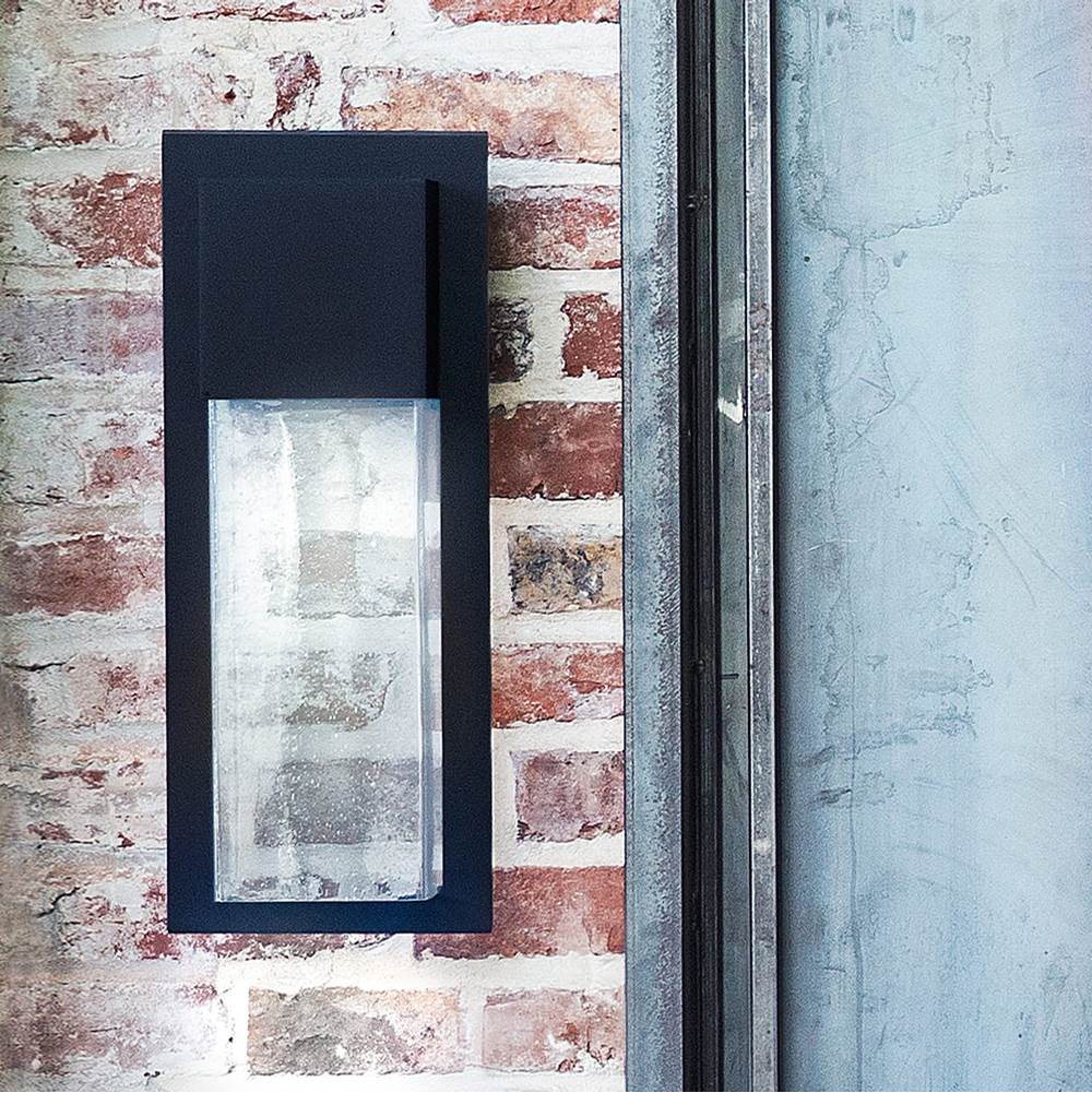 Lark 82010BK-LL Black Small Wall Mount Lantern Image 7