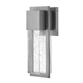 Lark 82010AL-LL Antique Brushed Aluminum Small Wall Mount Lantern Image 1