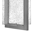 Lark 82014AL-LL Antique Brushed Aluminum Medium Wall Mount Lantern Image 6